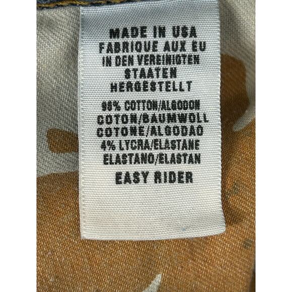 Lucky Brand Dungarees Easy Rider Button‑Fly Jeans Size 6/28 Relaxed Straight Leg - Picture 9 of 13